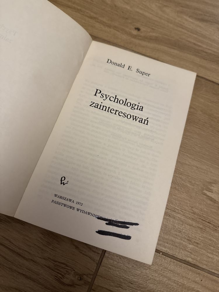 Psychologia zainteresowan Donald E. Super
