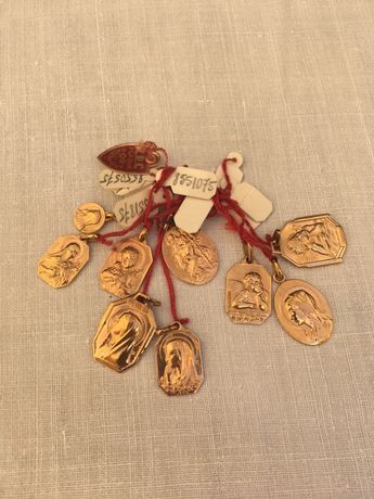 Medalhas, pendente colar em plaque ouro Z..R.C