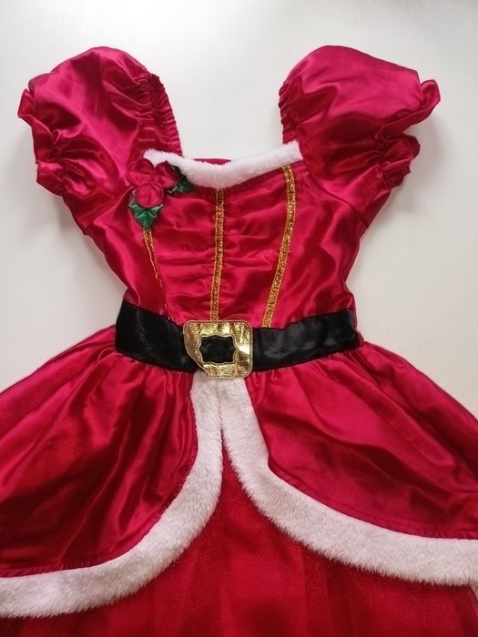 Strój sukienka Mikołajka Mikołaj Miss Santa 4-5 lat, 104/110