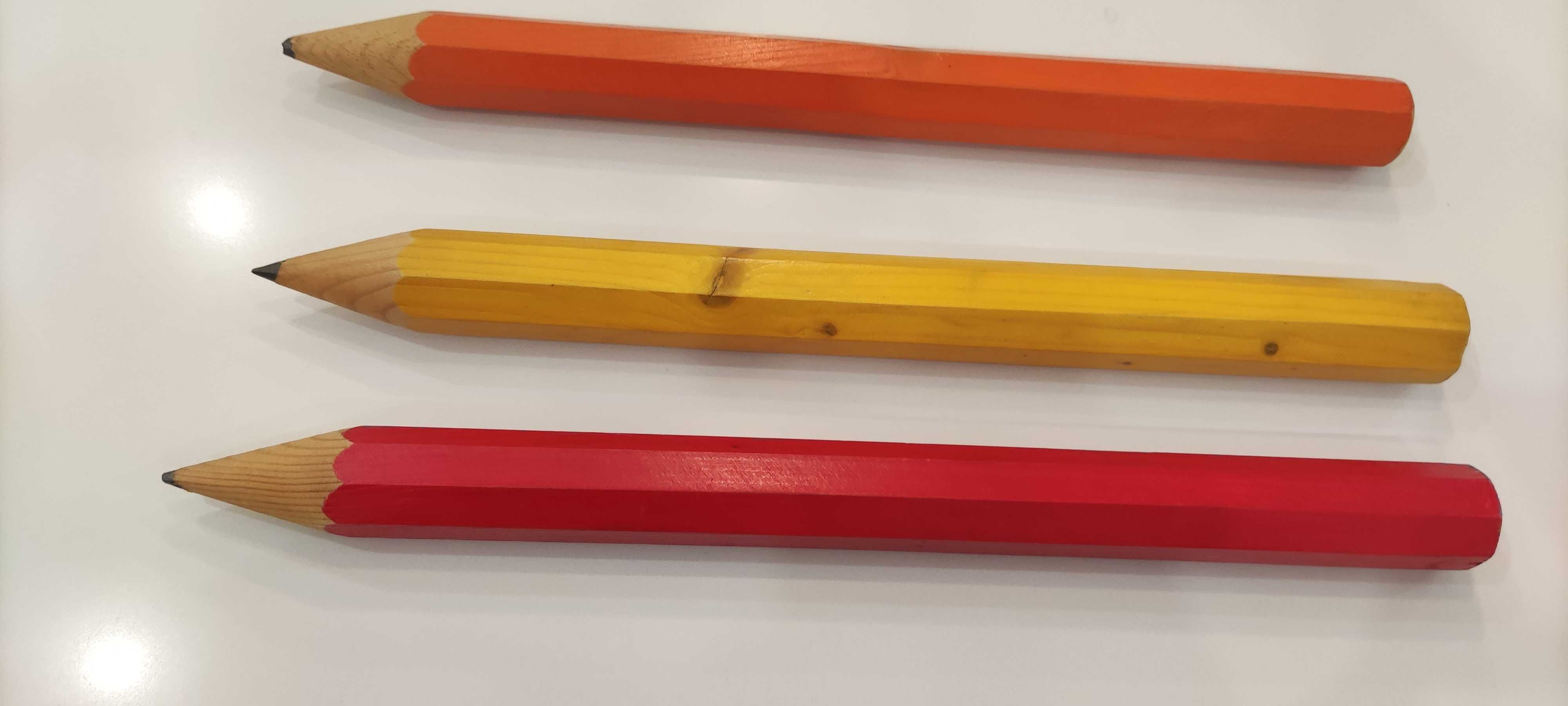 3 lápis gigantes lindíssimos de decoração