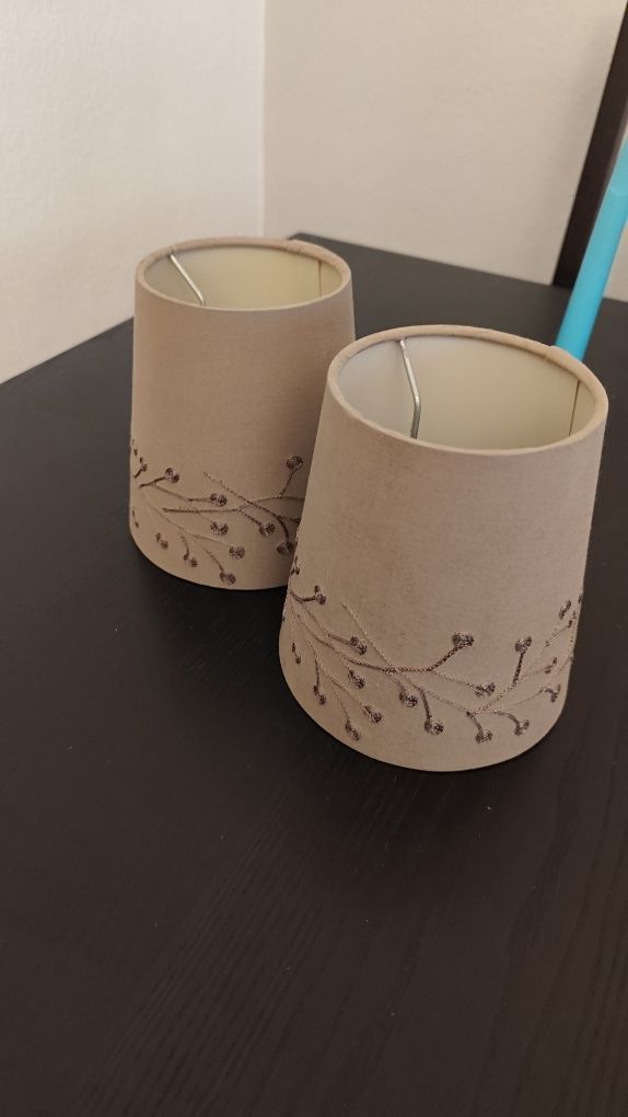 Conjunto de 2 abajures para candeeiro