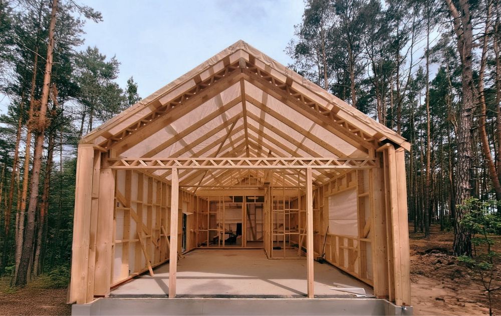 Budowa drewnianych domów szkieletowych - OSTATNIE WOLNE TERMINY 2025!