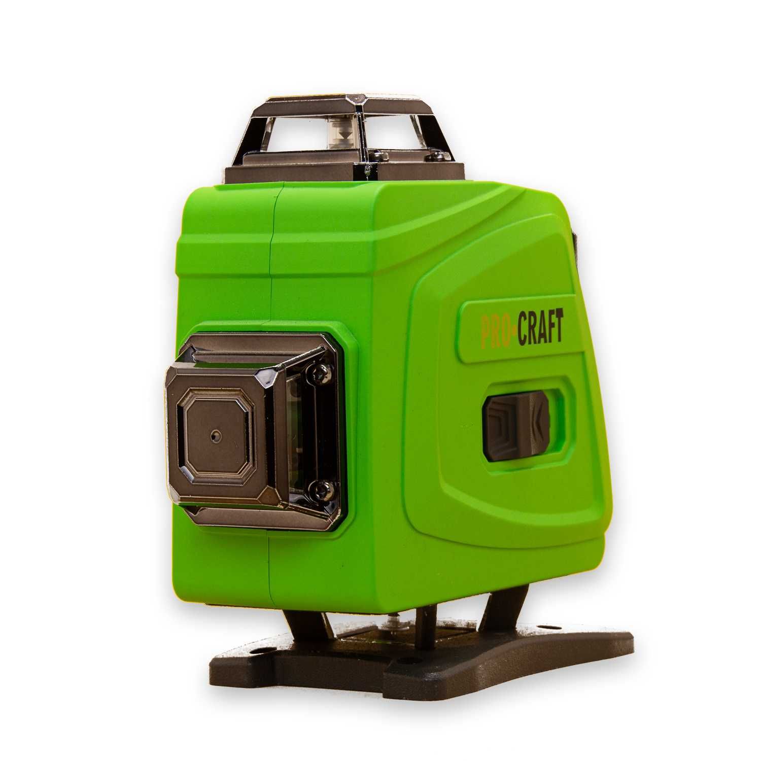 Poziomica laserowa laser 360 stopni zielona wiązka Aku 2x Procraft