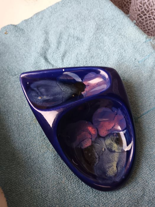 Ceramiczna Popielniczka z połowy XX wieku