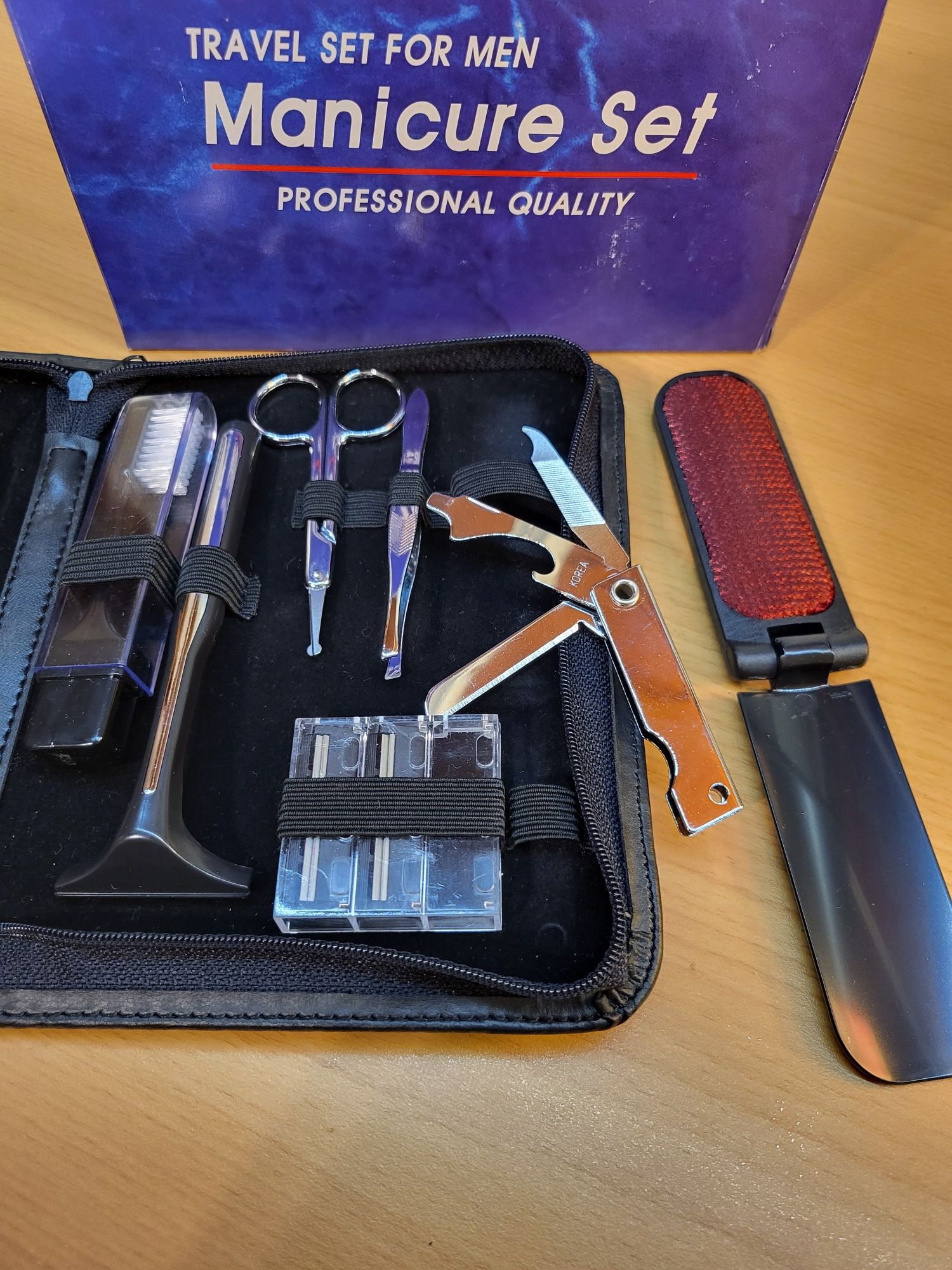 Męski zestaw do manicure