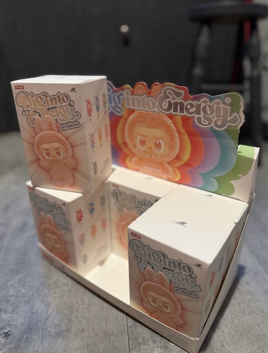 Big into Energy Labubu POPMART Blind Box Original oryginalny pop mart