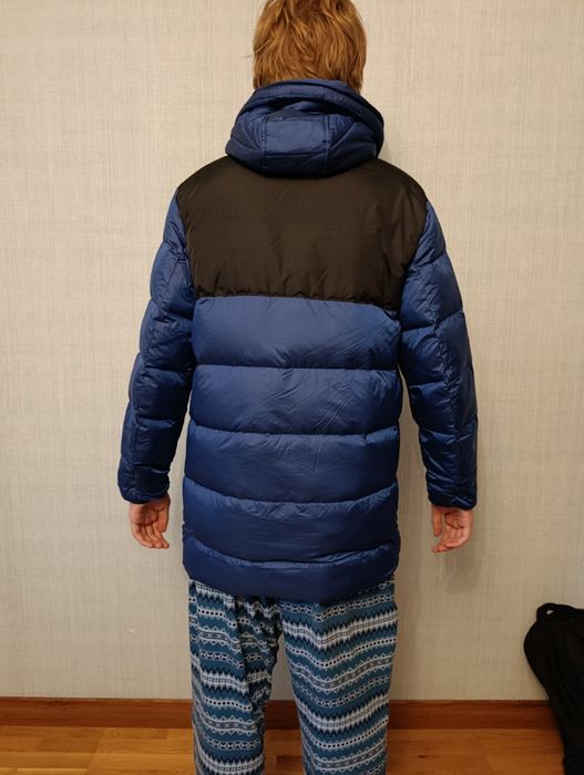 Чоловіча зимова пухова куртка парка Lands End. S та S tall (М)