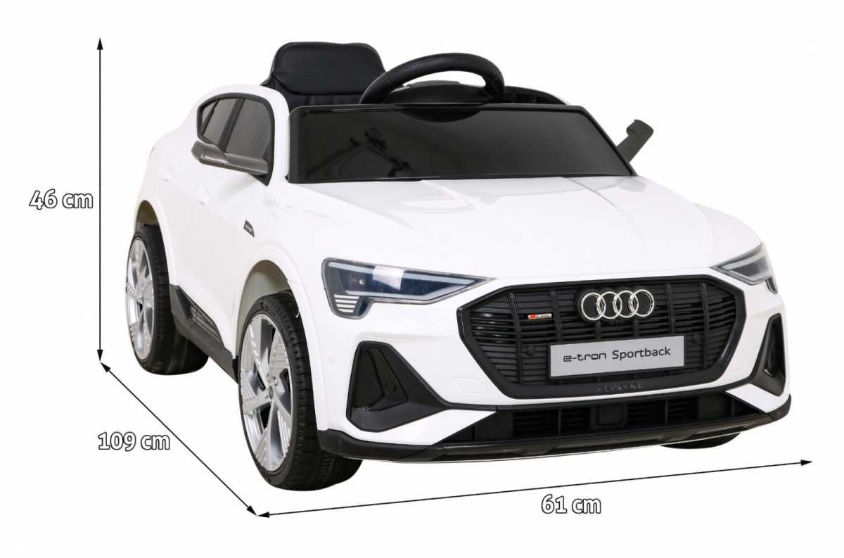 RATY 0% Audi E-Tron autko dla dzieci na akumulator 4x4 Pilot QLS-6688