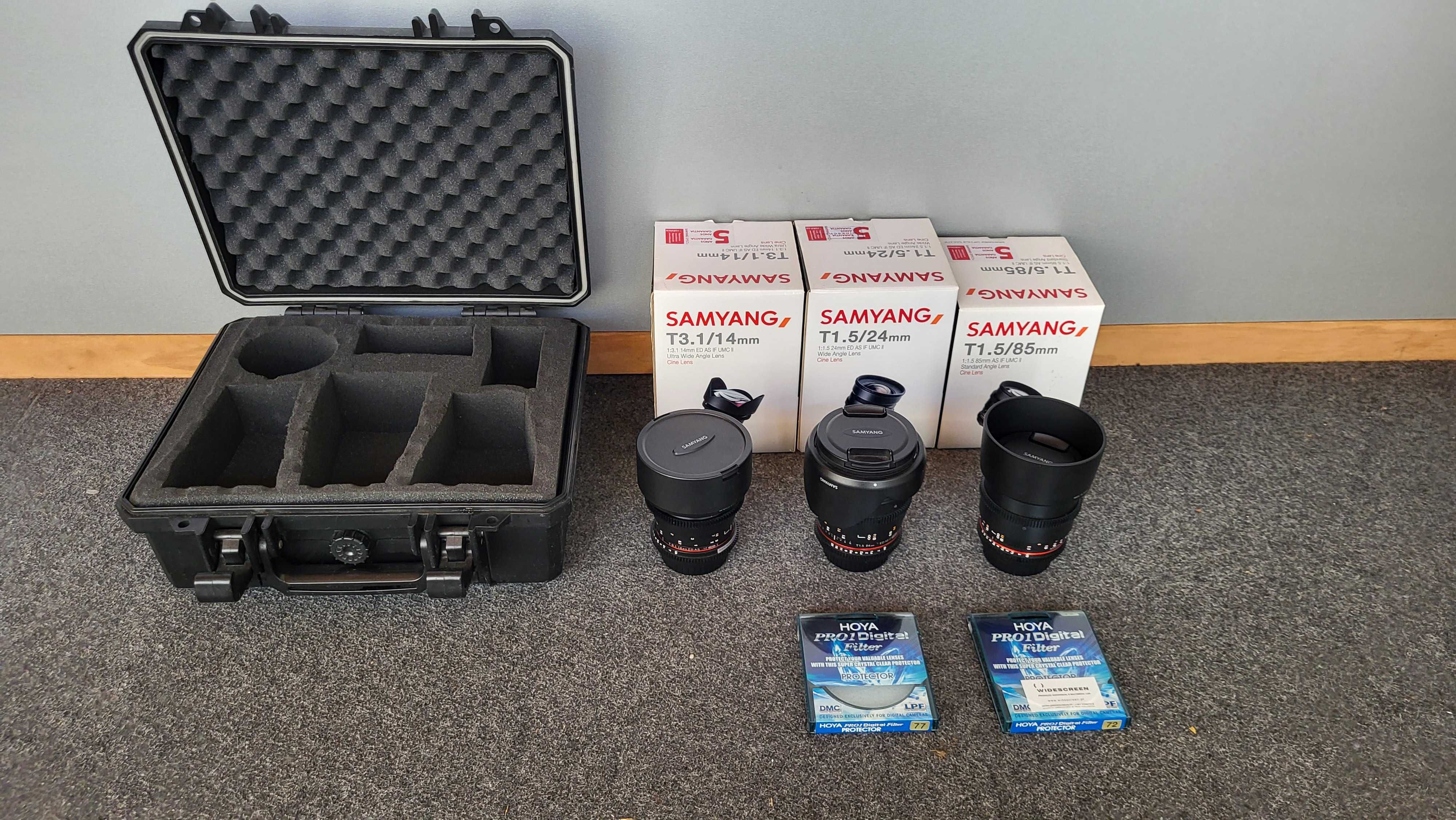 Objetivas Samyang DSLR 14/24/85mm