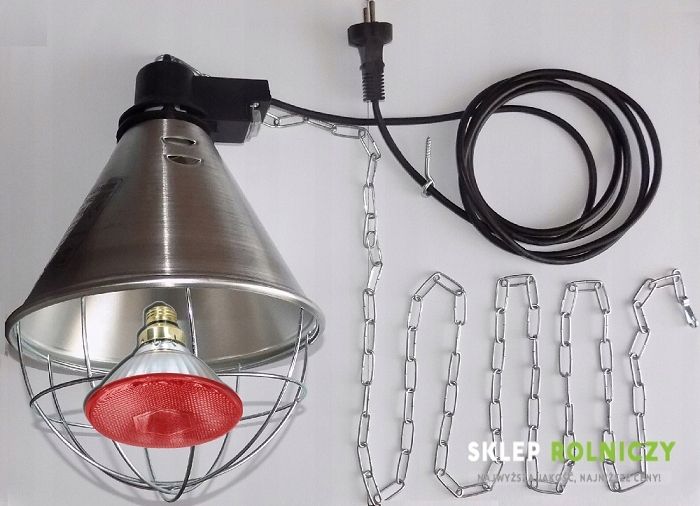 Kwoka Ogrzewacz Promiennik Z Żarówką 175W Włącznik