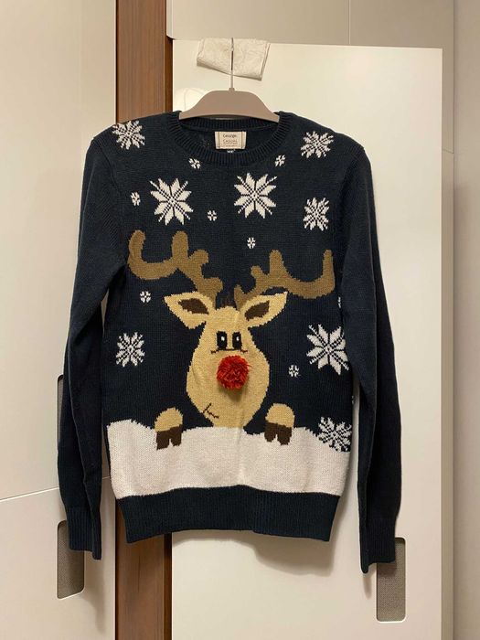 Sweter świąteczny z reniferem George