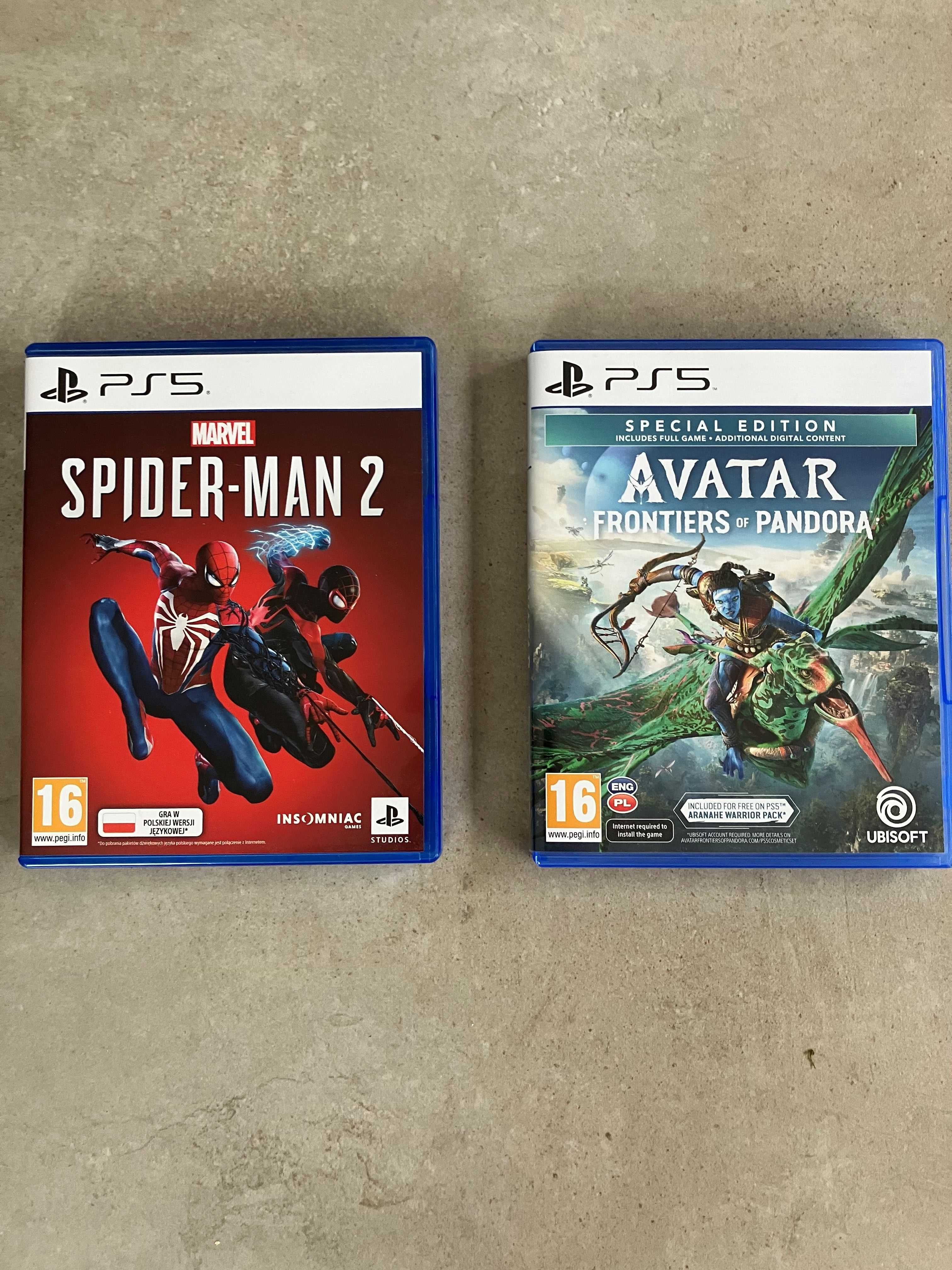 Gry PS5, Spiderman2, Avatar Frontiers of Pandora - Special Edition