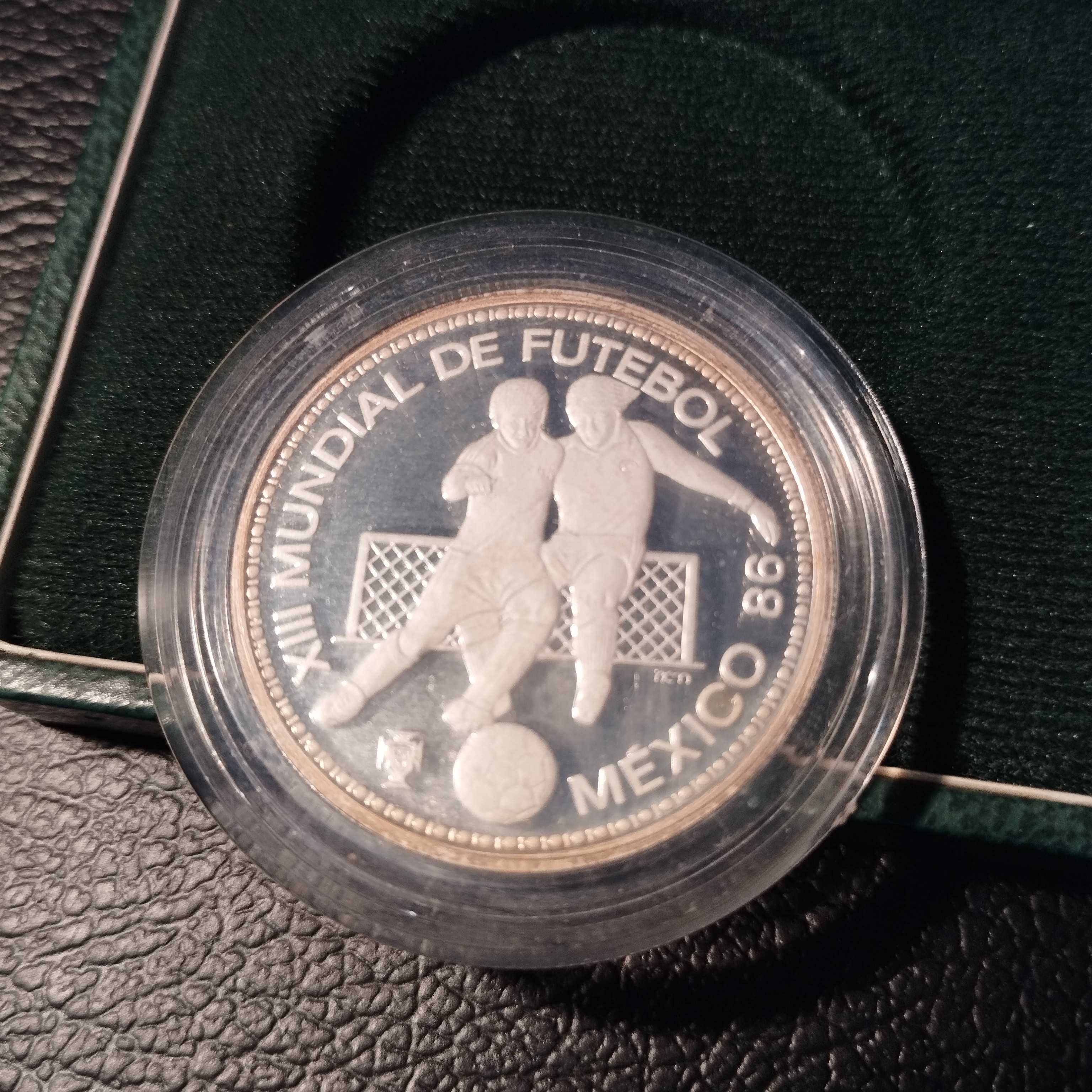 Moeda Comemorativa - 100 Escudos Futebol México 1986