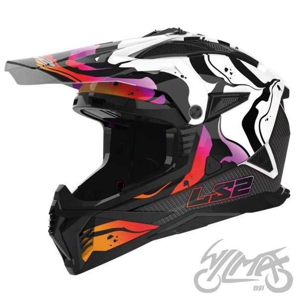 Kask motocyklow LS2 FAST II MX708 enduro motocross