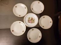 6 talerzy deserowych porcelana Bogucice Włocławek