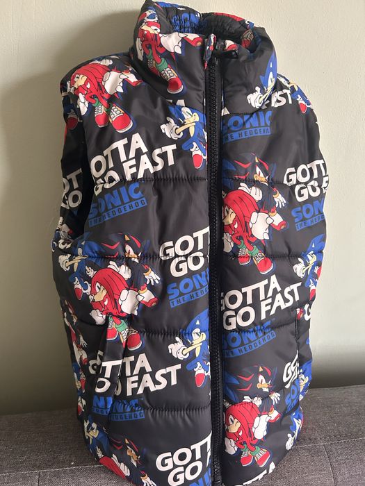 Bezrekawnik sonic chłopiec 110/116 hm bdb stan