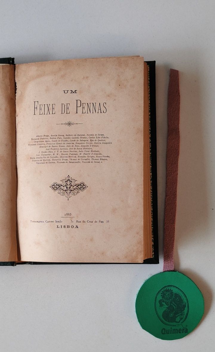 Um feixe de pennas