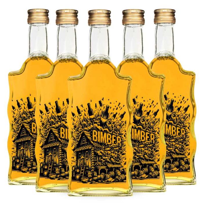 Zestaw 20 sztuk Butelka Warta 500 ml z nadrukiem Stara Bimbrownia