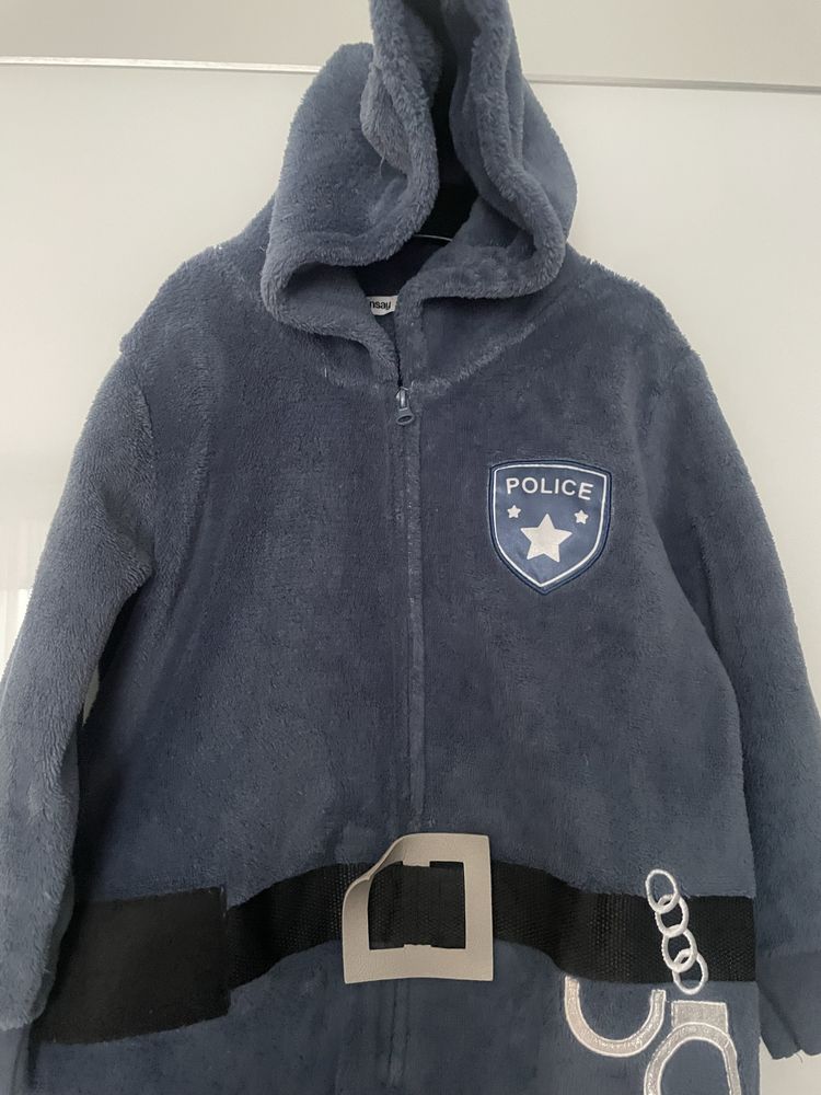 Kombinezon strój przebierańca piżama Policja rozm 98/104
