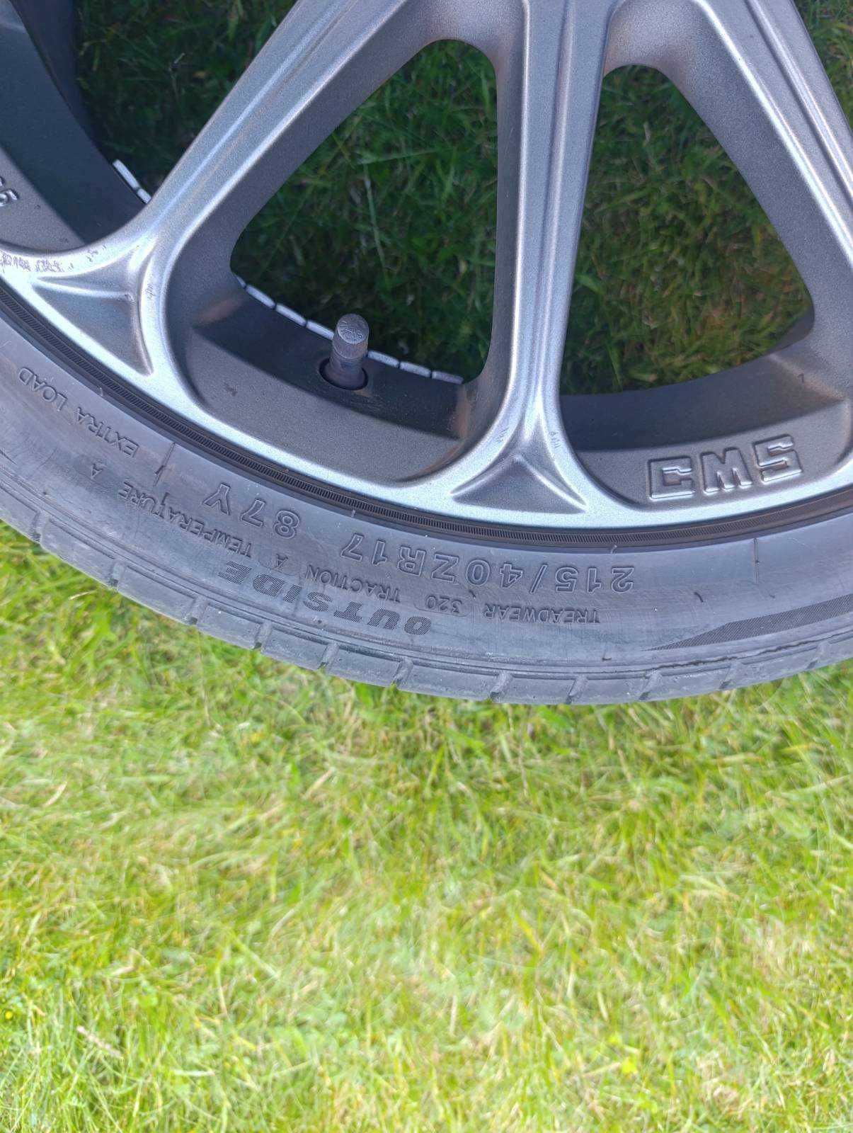 Sportowe Felgi z oponami 17 cali z Honda Jazz komplet 4 szt