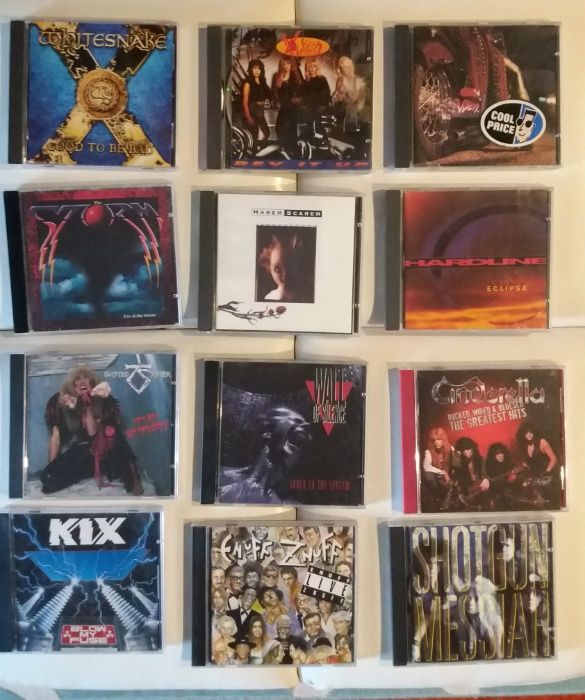 Lote de Cds de HARD ROCK