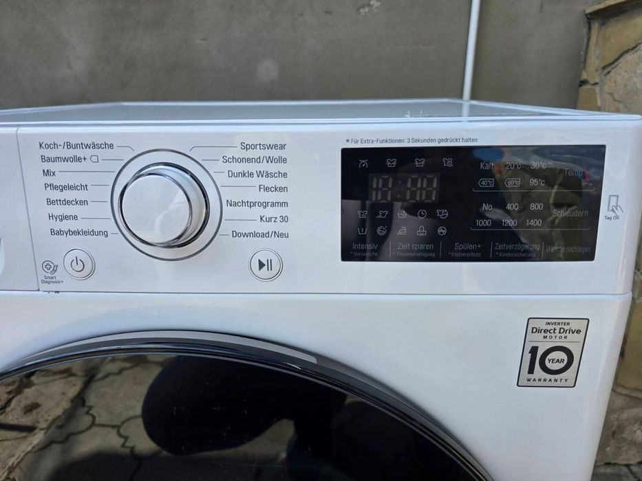 Пральна машина LG Direct Drive F14WM8ENO на 8 кг