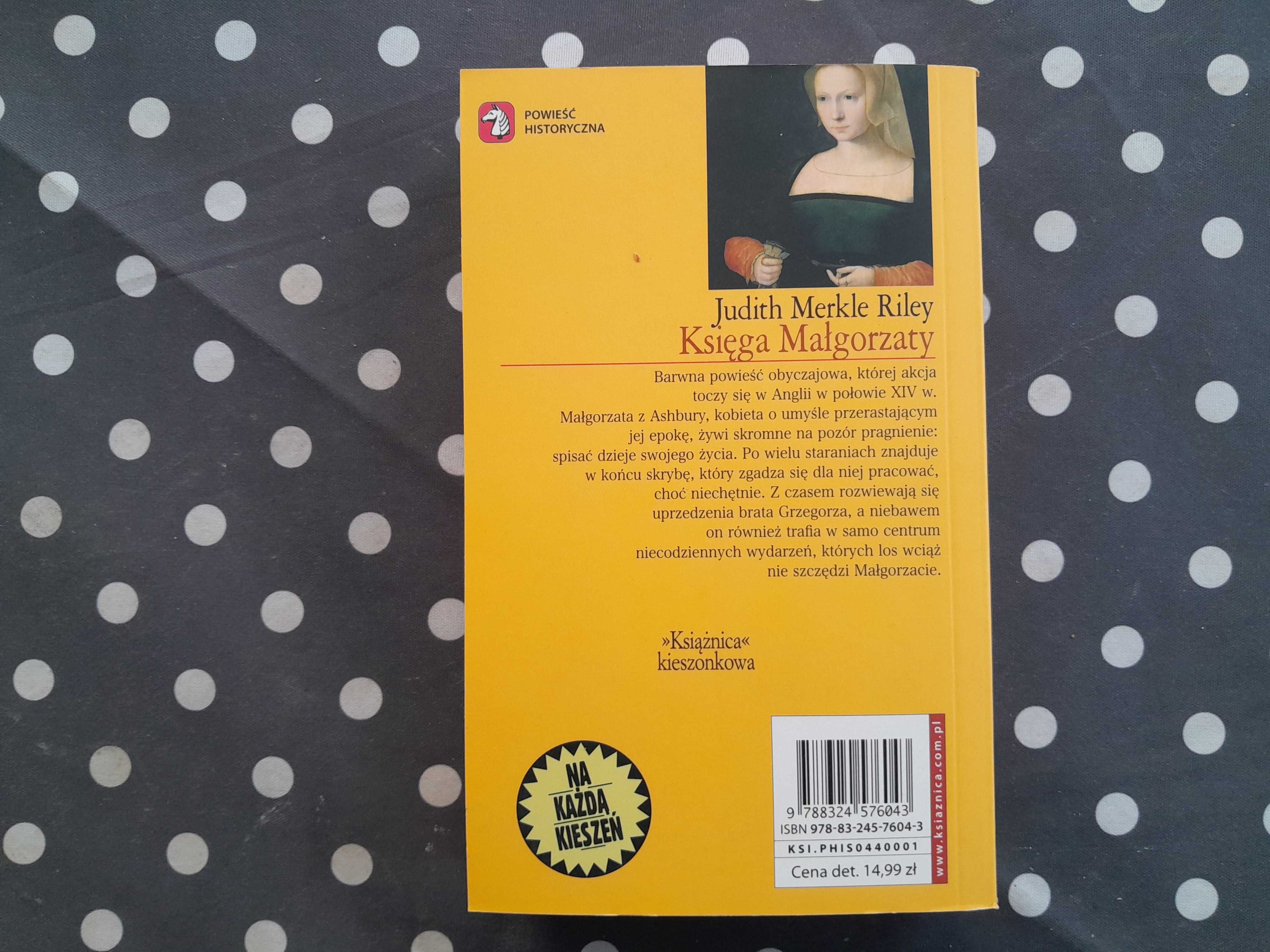 Księga Małgorzaty Judith Merkle Riley - wydanie kieszonkowe