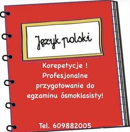 Korepetycje z języka polskiego/przygotowanie do egzaminu ósmoklasisty