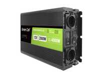 Przetwornica napiecia. Green Cell 12v 2000/4000w Czysty sinus