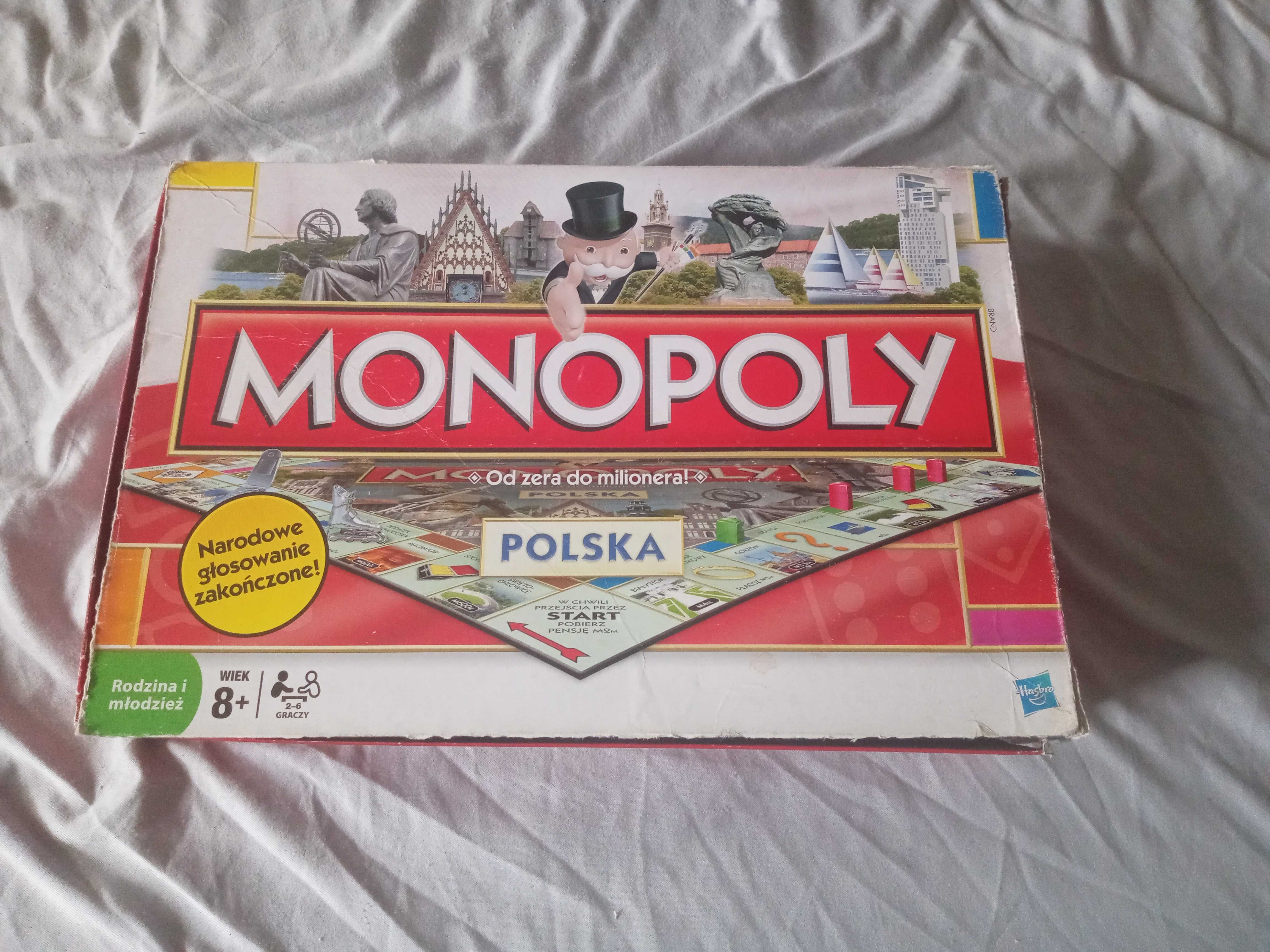 Gra planszowa Monopoly wersja polska