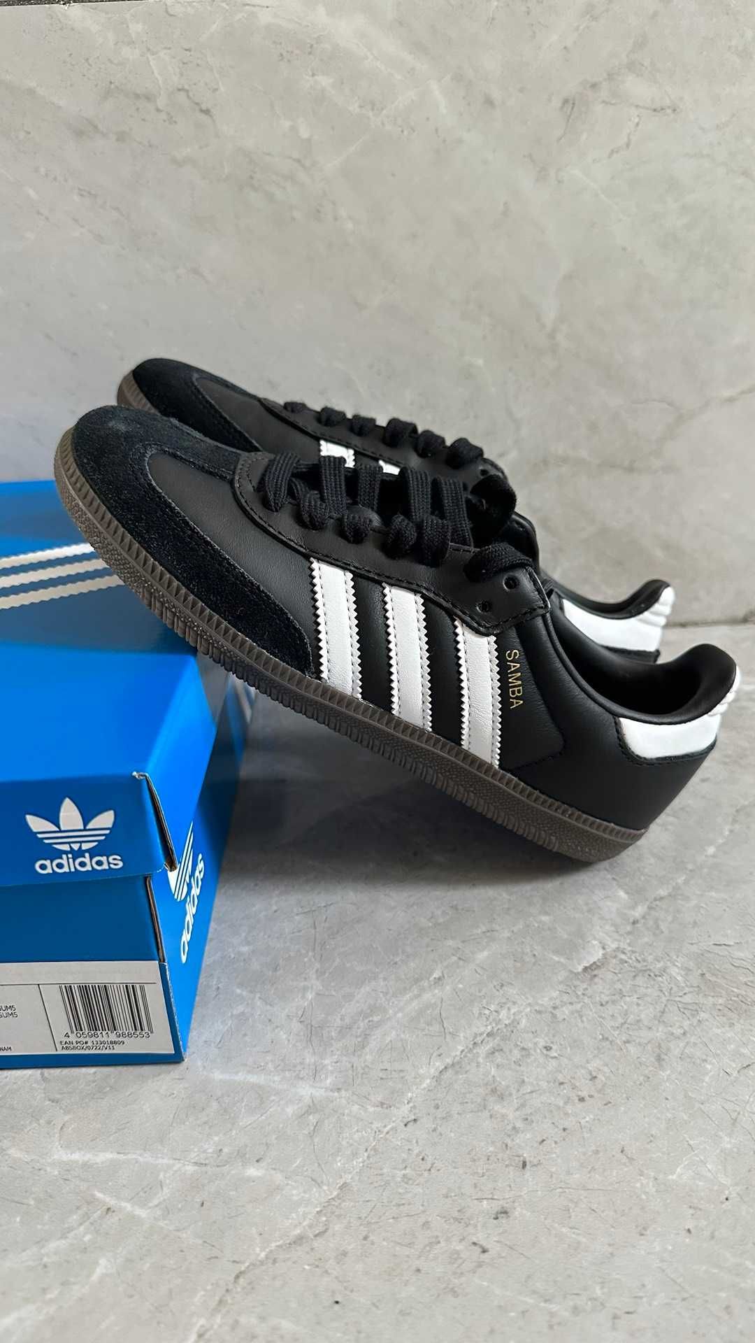 Adidas Samba OG Black White Gum 42