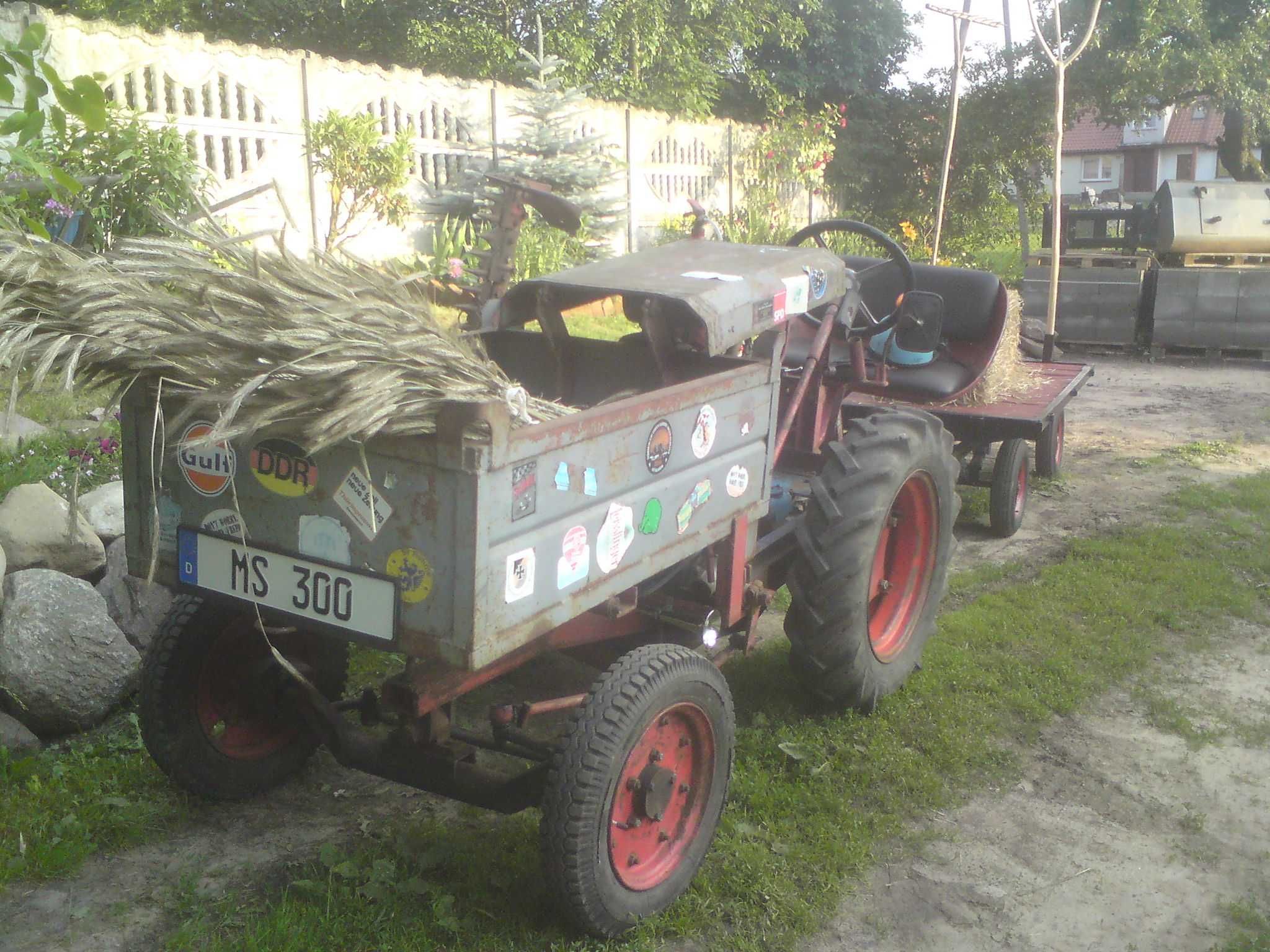 zabytek kosiarka samojezdna MS 300 ifa barkas EL 308 wozidło wcn - 2