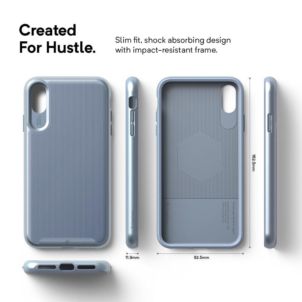 Etui Caseology do iPhone XS Max Wavelenght Light Blue