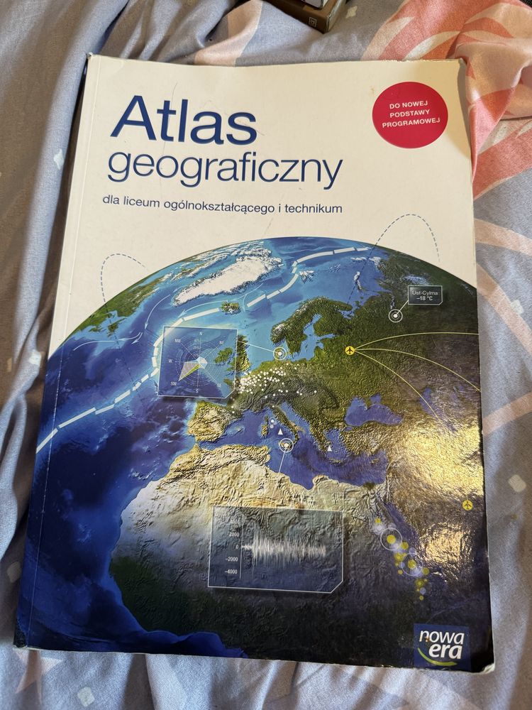Atlas Geograficzny Nowa Era do liceum i technikum