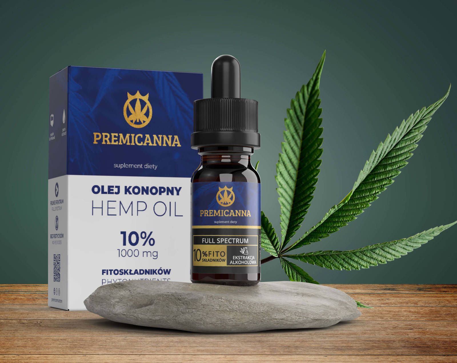 Surowy Olejek CBD 10% - naturalny olejek konopny RAW - Full Spectrum