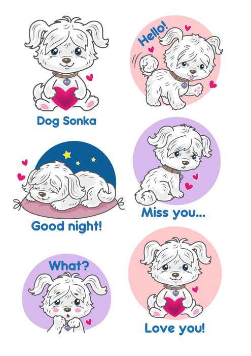 Создание векторных рисунков. Персонажи, раскраски, логотипы, стикеры.