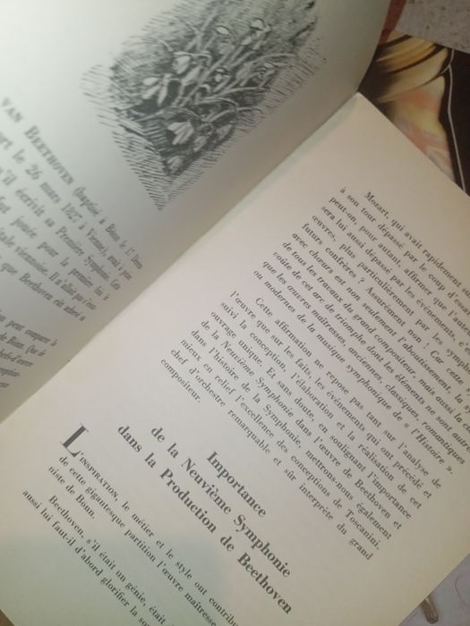 Livro antigo Beethoven