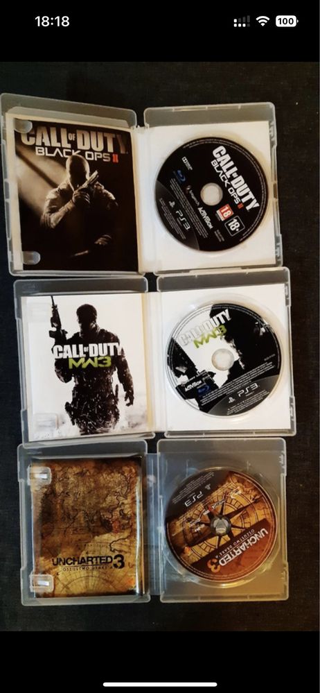 Gry Ps3 Klasyki Call of Duty Black Ops 2 Modern Warfare 3 Uncharted