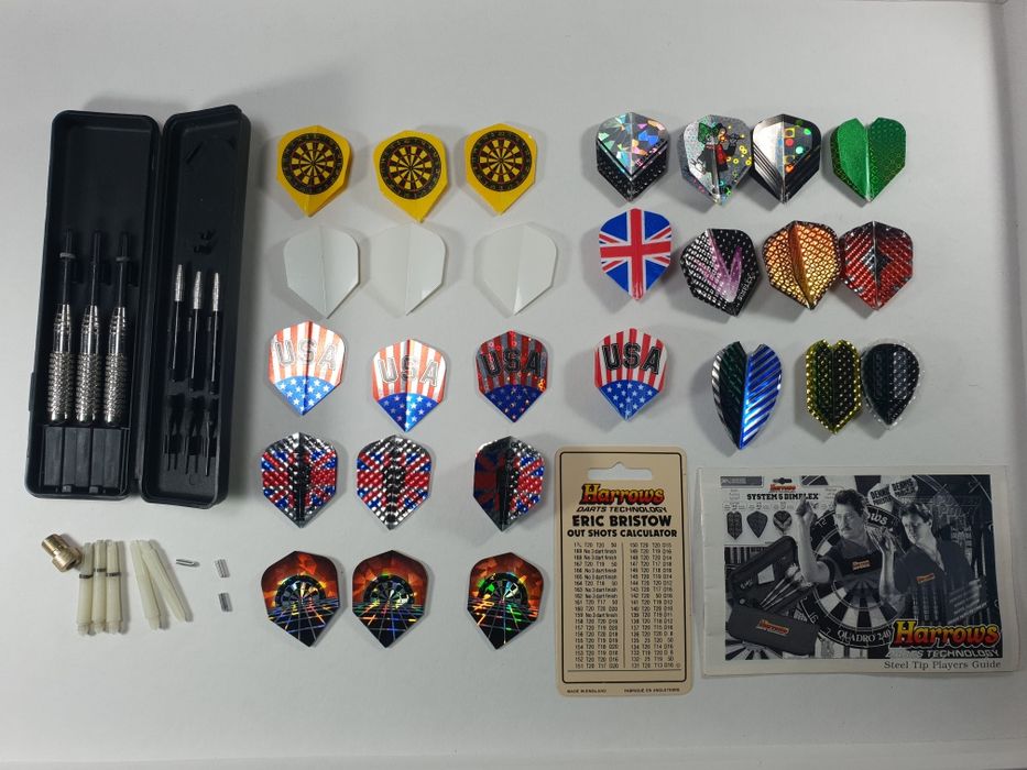 Dardos Harrows com acessórios