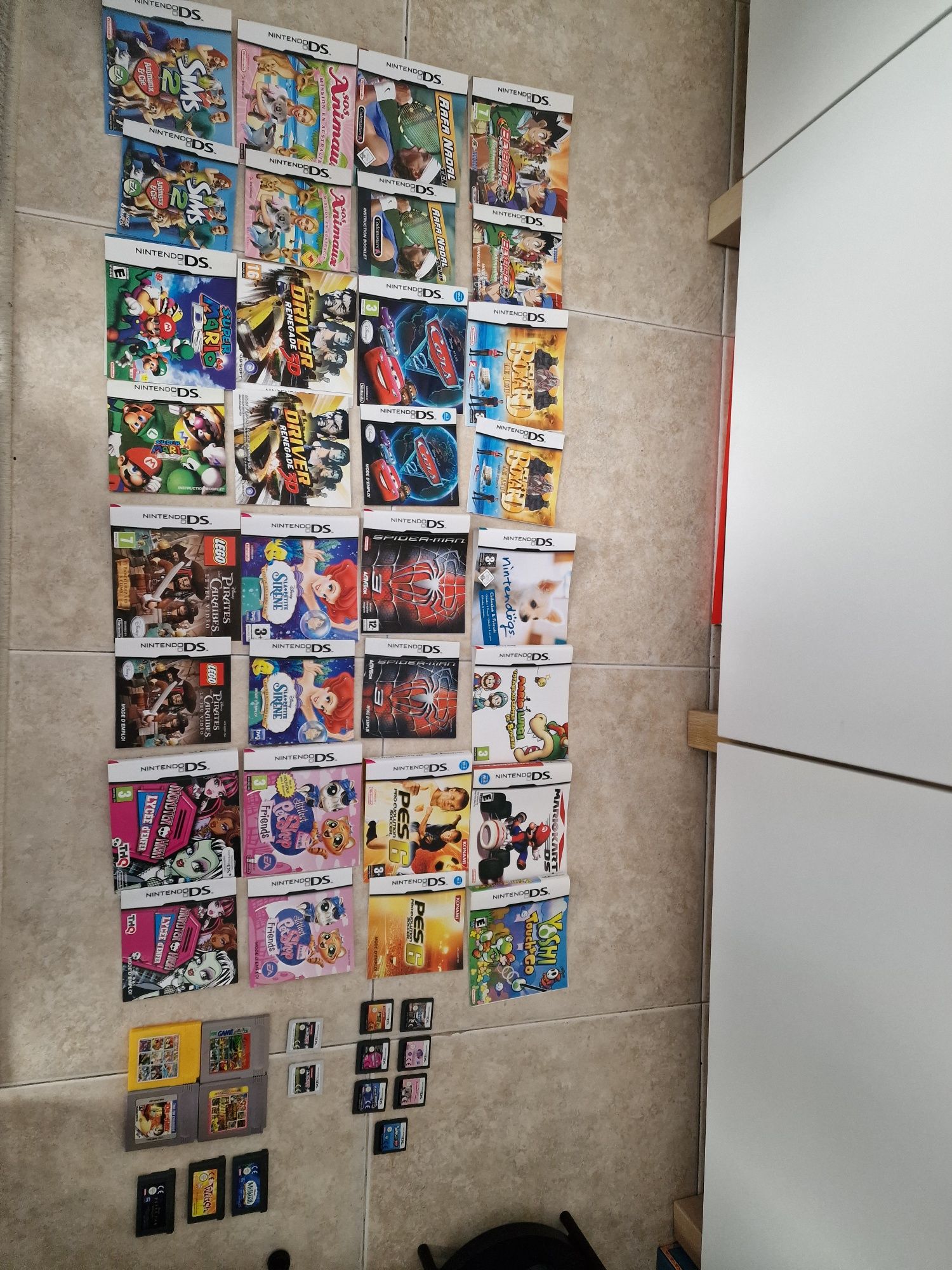 Lote jogos e capas Nintendo