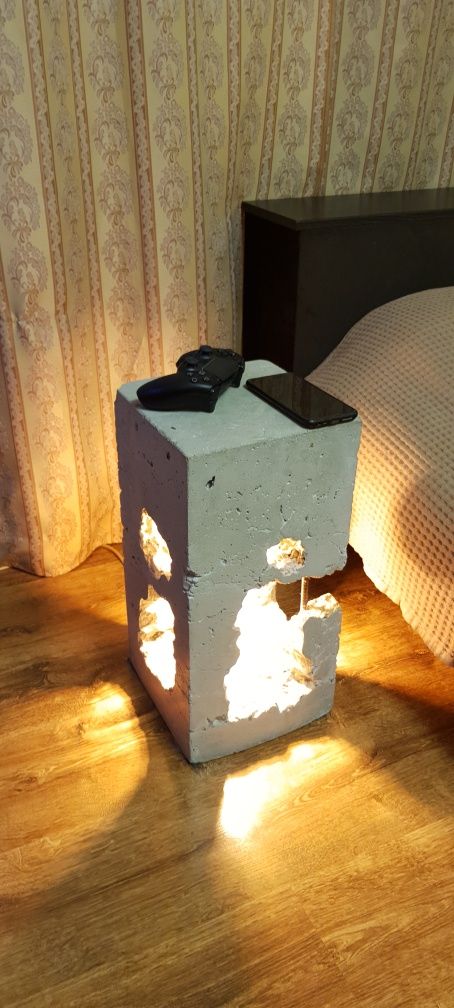 Продам бетонную лампу в стиле loft