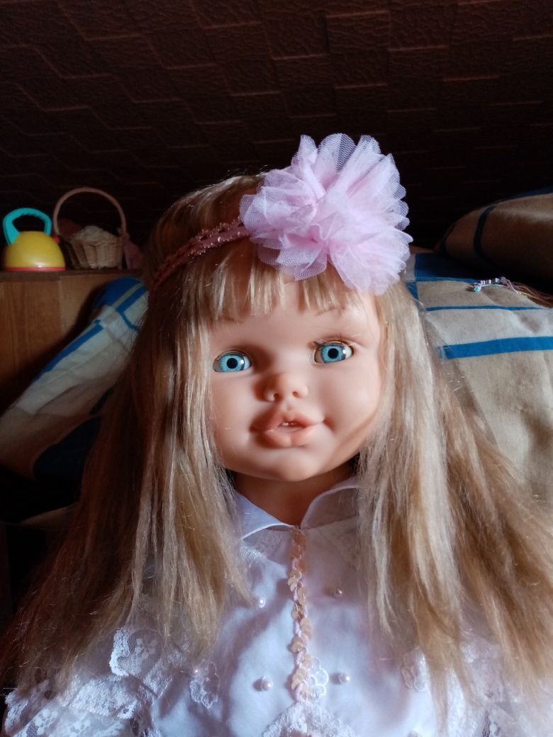 Boneca vintage enorme marca Jesmar