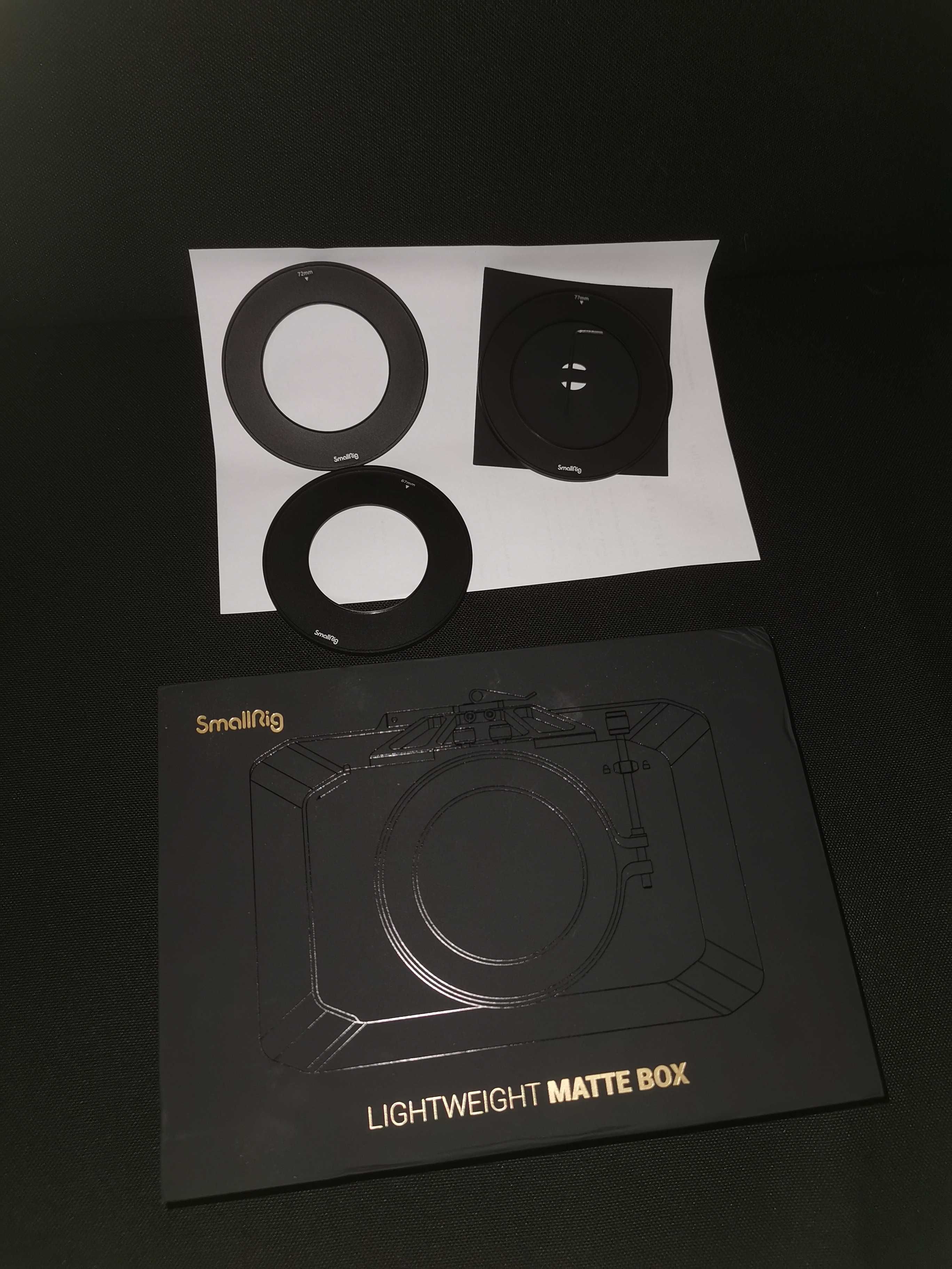 SmallRig 2660 Lightweight Matte Box - mini kompendium + 2663 (support)