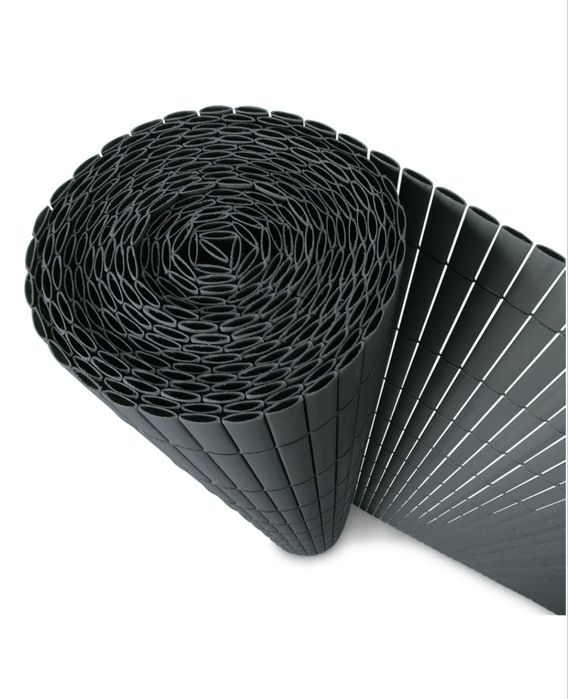 Osłonki tarasowe/ balkonowe 9szt. / antracyt PVC 120x300
