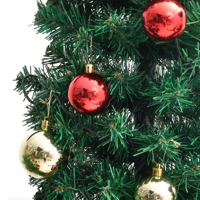 Cato De Natal Com Suporte E Leds Pvc Verde