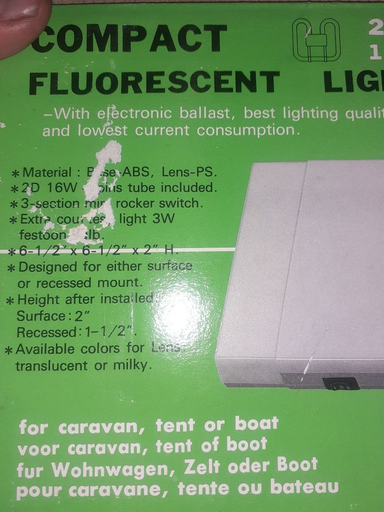 Luz para barcos e autocaravanas