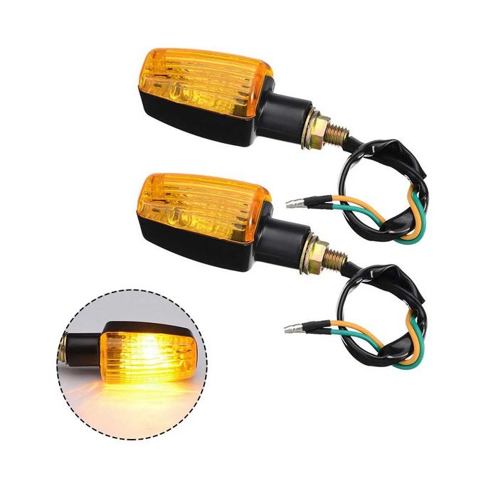 Piscas 12V - Par universal âmbar