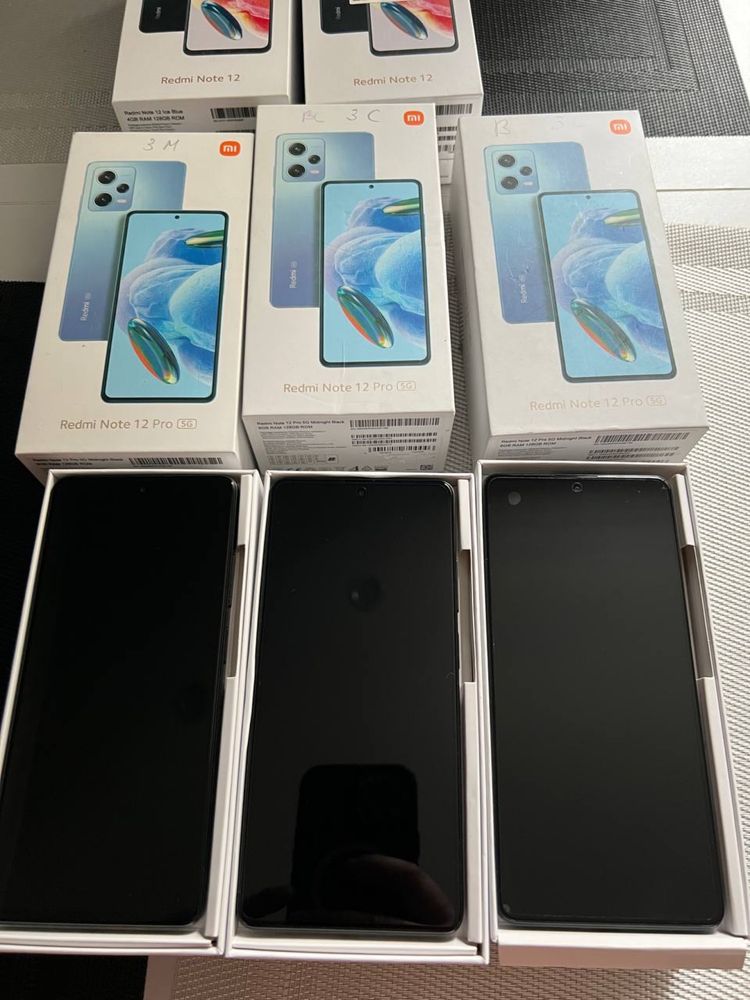 НОВІ смартфони Xiaomi Redmi Note 12 Pro 5G openbox з засвітом