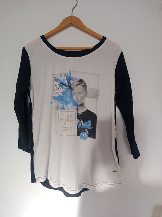 bluzka z rękawem 3/4 M L troll