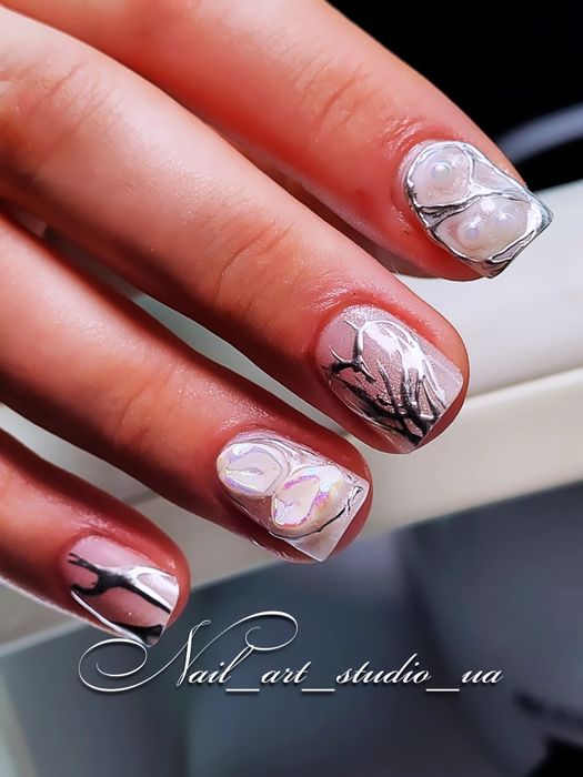 Нарощення нігтів, укріплення. Арт дизайн